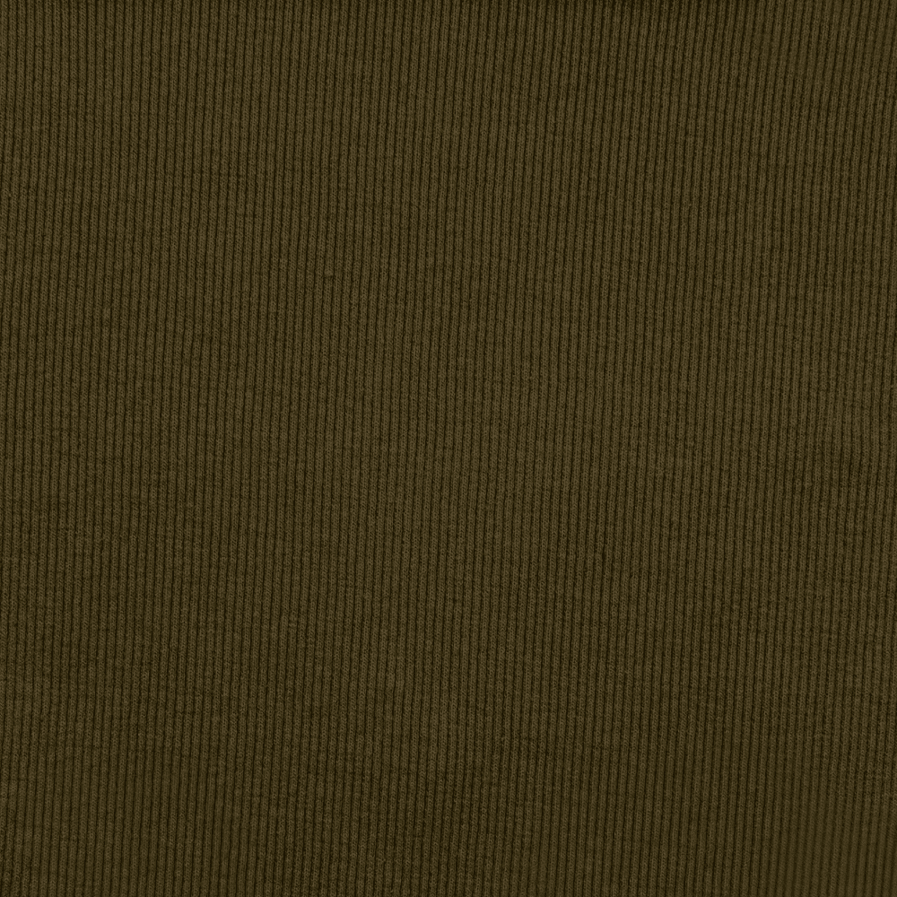 Knitting rib 95%cotton 5%spandex green 320gsm for cuff fabric