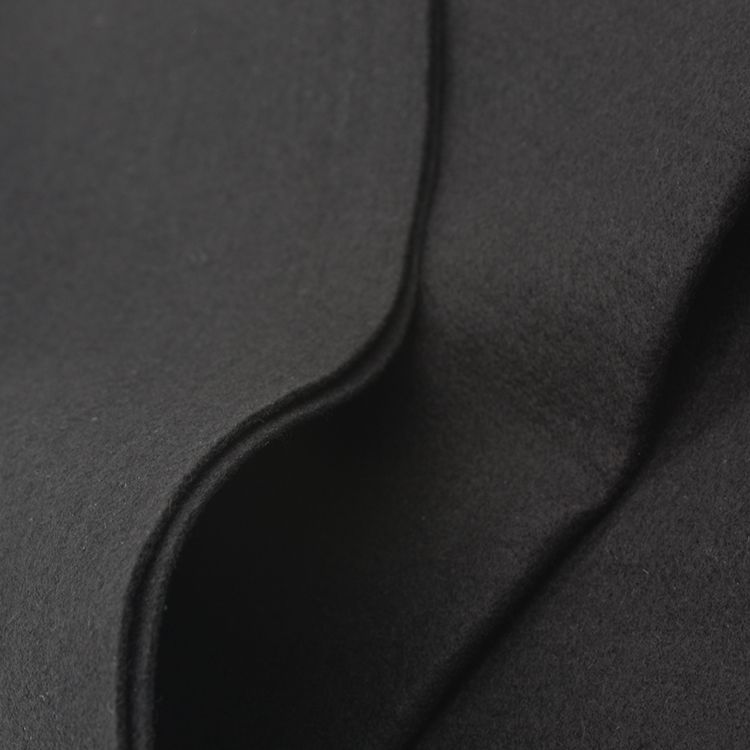 soft and delicate handle wool viscose under collar felt
