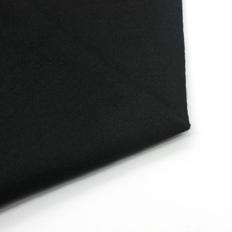 soft and delicate handle wool viscose under collar felt