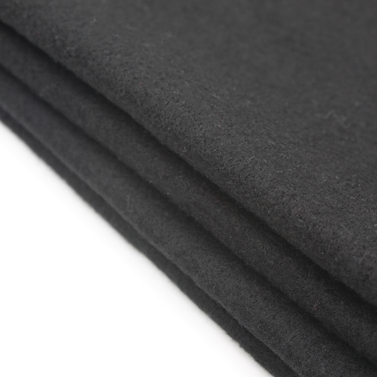 soft and delicate handle wool viscose under collar felt