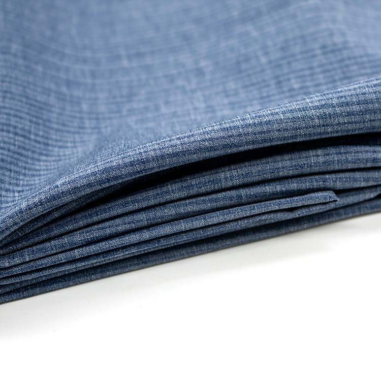 Cationic 93%P7%SP black grey cationic transverse dyed no pilling elastic fabric