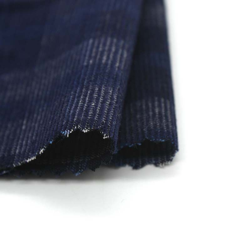 100% cotton soft bright yarn dyed plaid corduroy for leisurewear shirt 