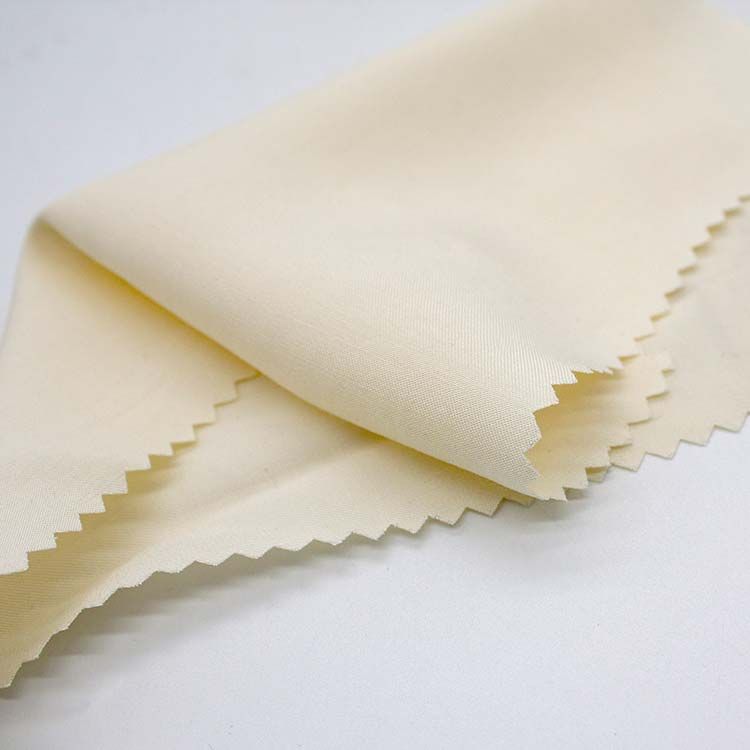 Recycled solid beige plain rose fiber fabric with rose fragrance for pajamas