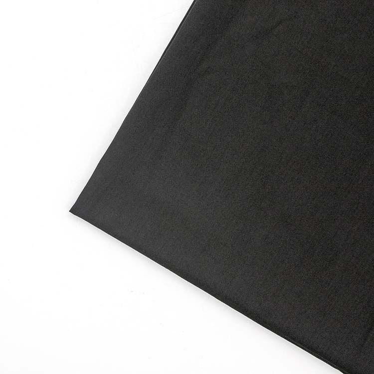 Hygroscopic TC6535 black solid plain moisture wicking pocketing for suit pants