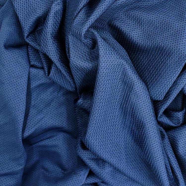 mesh cloth 100% polyester 115gsm navy fabric 5*1  stretch yarn 