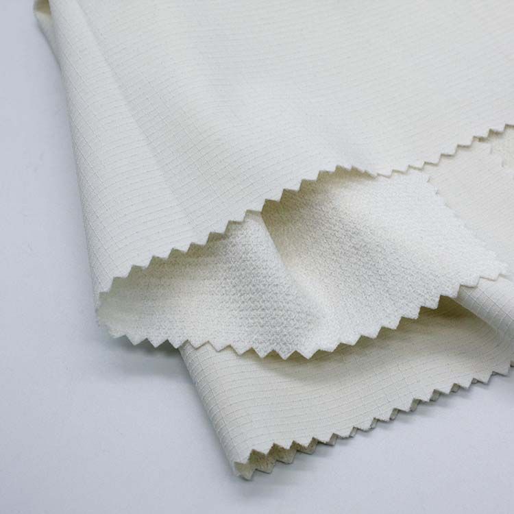 yarn dyed smooth and cool plaid climbing fabric