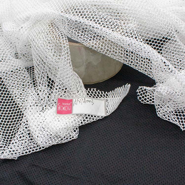 white mesh cloth 100%polyester 77gsm 160cm good elasticity large mesh