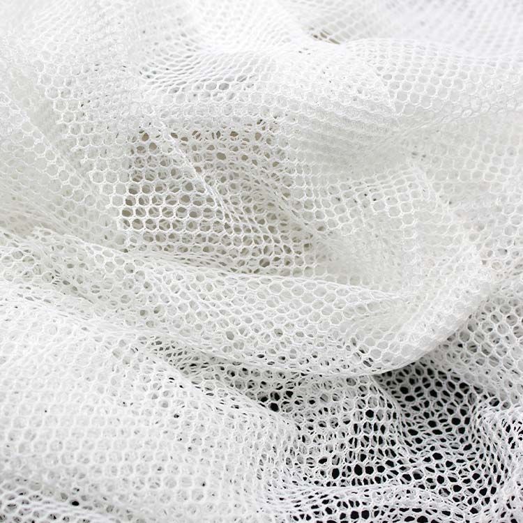 white mesh cloth 100%polyester 77gsm 160cm good elasticity large mesh