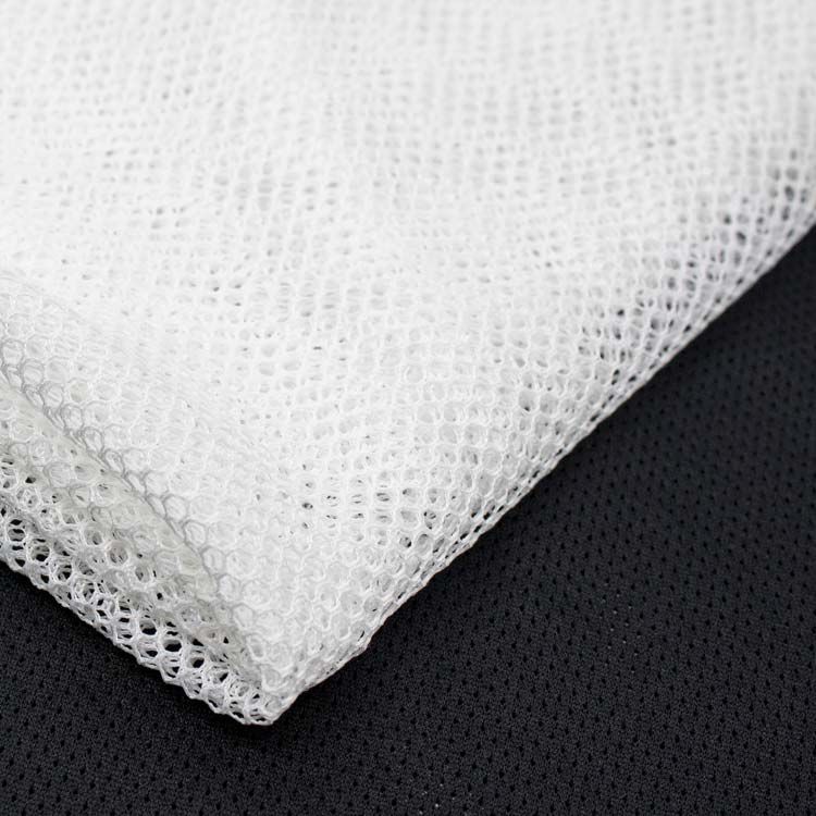 white mesh cloth 100%polyester 77gsm 160cm good elasticity large mesh